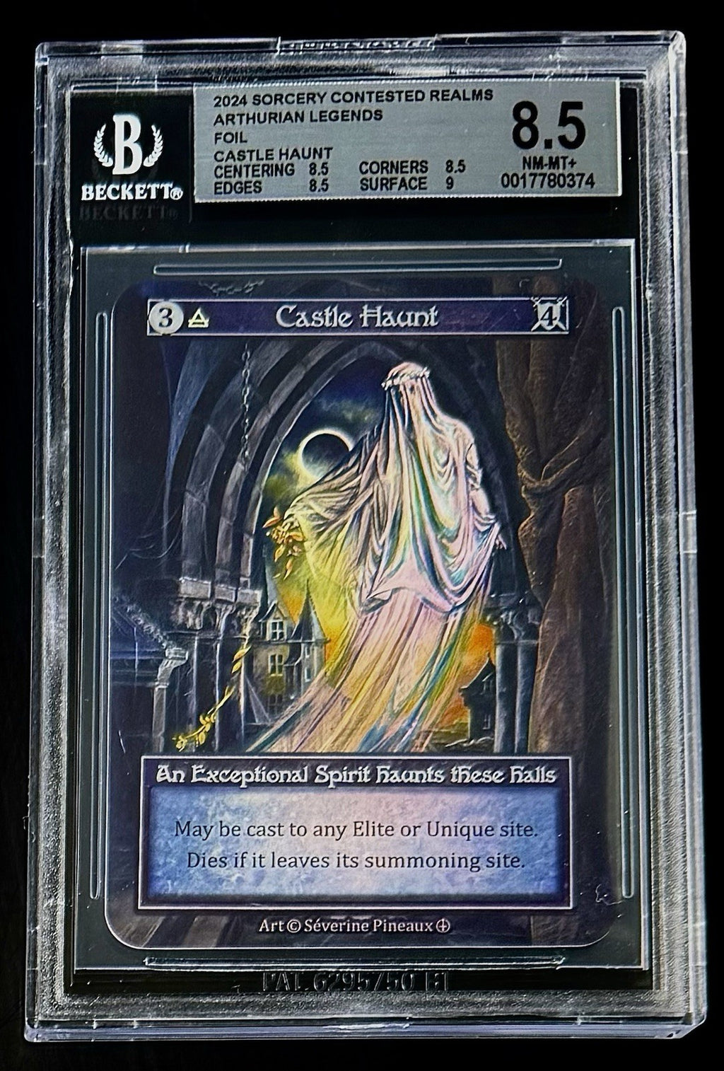 BGS 8.5 2024 Sorcery Contested Realms Arthurian Legends - Castle Haunt - Foil