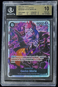 BGS 10 One Piece OP06-086 SR Gecko Moria - English - Wings of the Captain-Graded