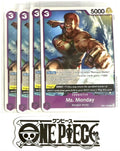 4x One Piece EB01-035 C Ms. Monday - ENG - Regular - Play Set - TCG - NM/M