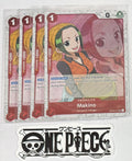 4x One Piece OP02-015 UC Makino - Flag Foil - English - Playset - TCG - NM/M