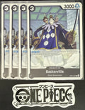 4x One Piece OP07-087 C Baskerville - English - Regular - Play Set - NM/M
