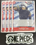 4x One Piece EB04-005 C - Trafalgar Law - EN - Regular - Play Set - TCG - NM/M