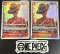2 x One Piece OP12-015 SR - Monkey.D.Luffy - EN - Foil - NM/M