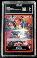 TAG 9 One Piece OP09-001 L - Shanks - EN - Foil - ST23 Red Shanks