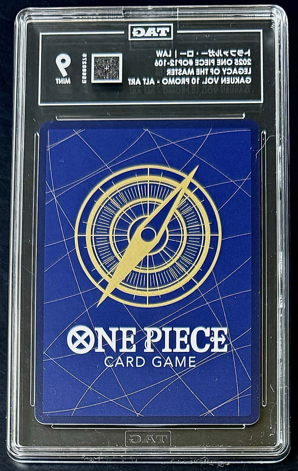 TAG 9 One Piece OP12-106 UC - Trafalgar Law - Alt Art - JP - Gakuen Vol.10 Promo