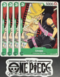 4x One Piece OP02-028 C Usopp - English - Playset - Regular - TCG - NM/M