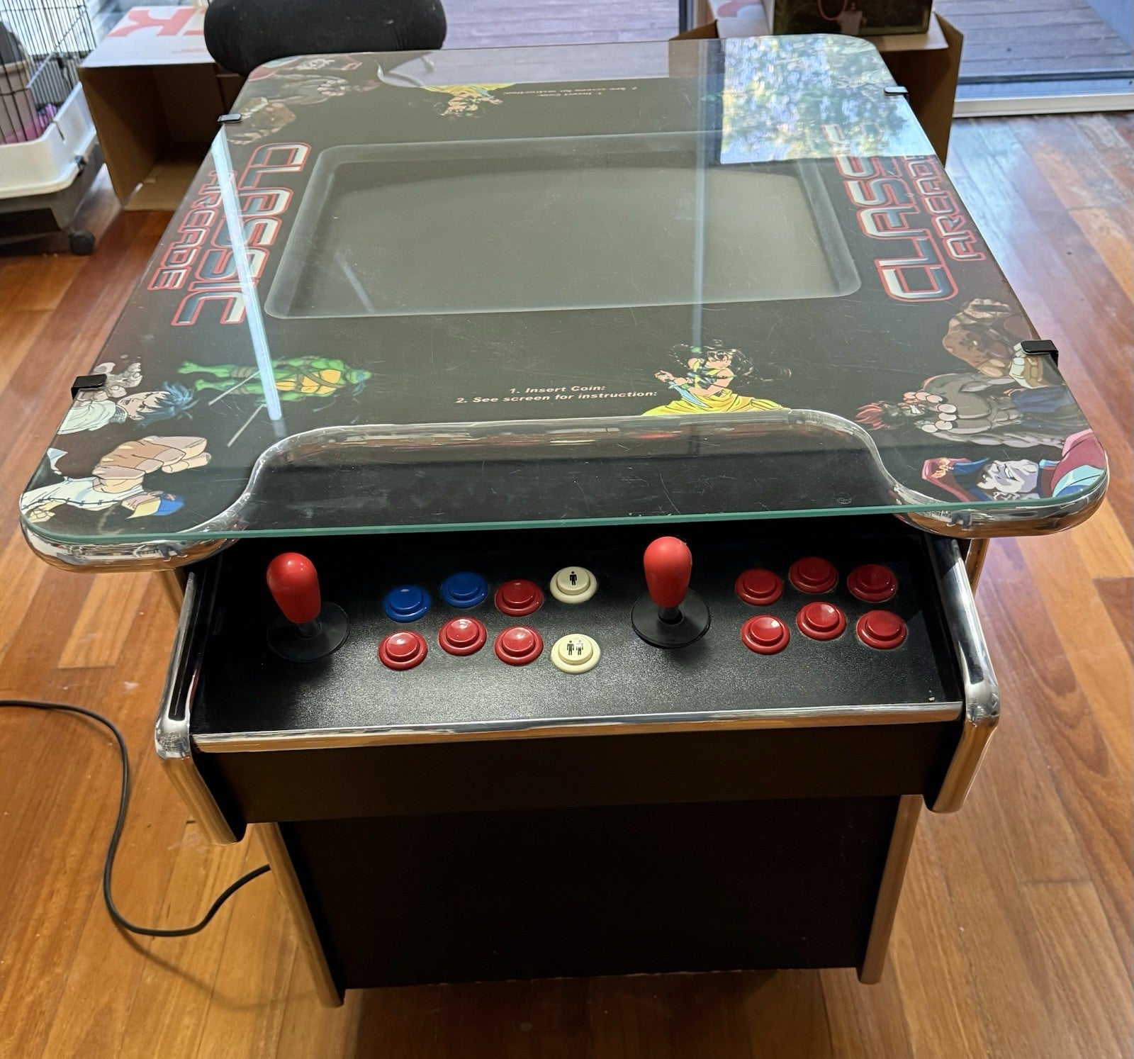 Double Dragon Arcade Cocktail Machine 1200 Games