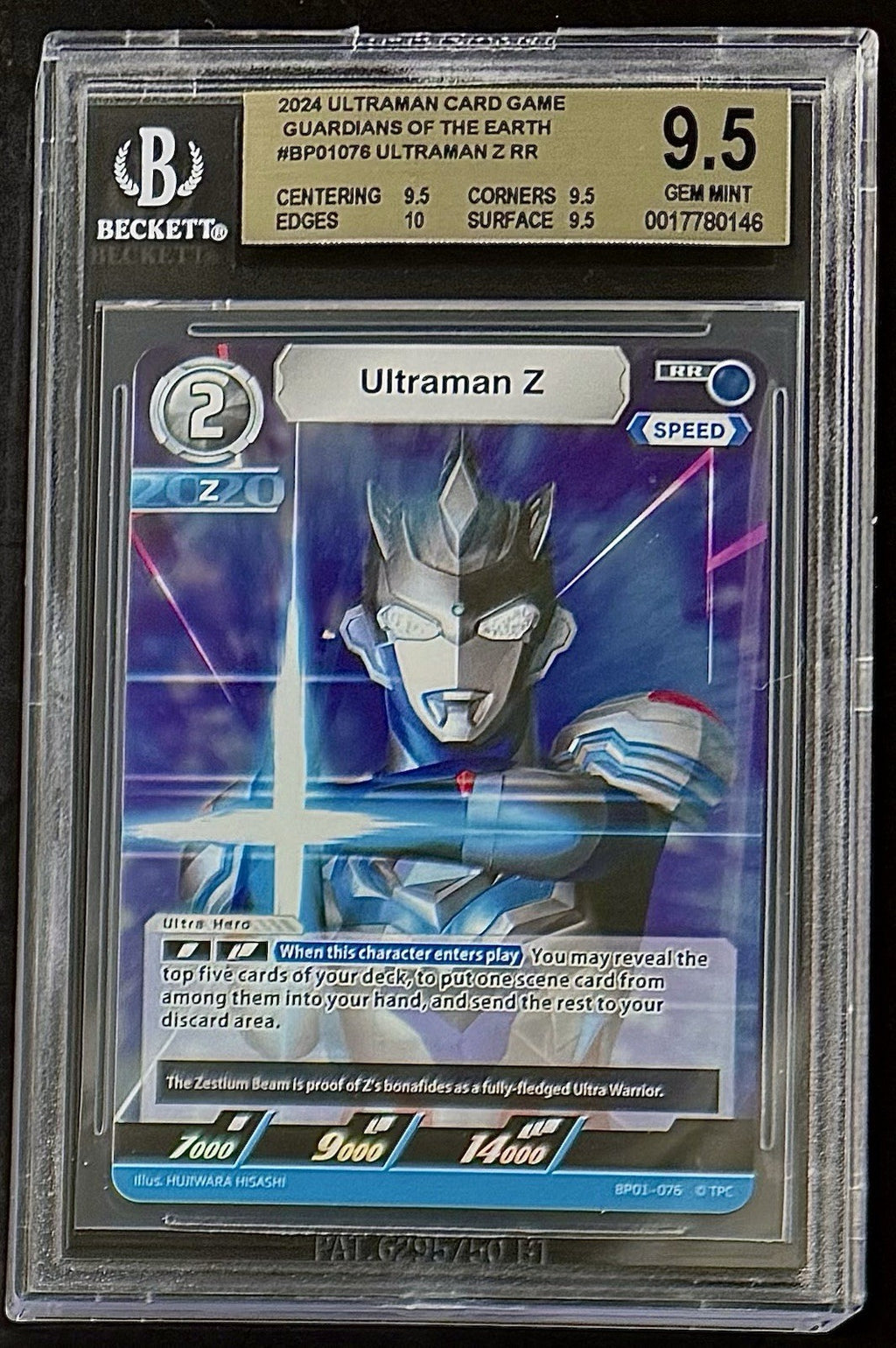 BGS 9.5 2024 Ultraman BP01-076 Ultraman Z - Guardians of the Earth - Foil