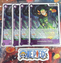 4x One Piece OP06-067 R Vinsmoke Yonji - English - Playset - TCG - Foil - NM/M