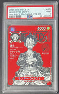 PSA 9 One Piece ST21-014 SR Monkey.D.Luffy - JP - Foil - Magazine Promo- Graded