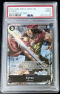 PSA 9 One Piece OP04-082 R* - Kyros - Alt Art - EN - Kingdoms of Intrigue