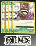 4x One Piece OP04-038 C The Weak... - English - Regular - Play Set - TCG - NM/M