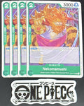 4x One Piece OP01-048 C Nekomamushi - English - Regular - Playset - TCG - NM/M