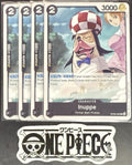 4x One Piece OP06-082 C Inuppe - English - Regular - Playset - NM/M