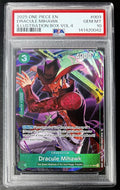 PSA 10 One Piece ST12-003 SR Dracule Mihawk - EN - Foil - Illustration Box 4