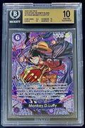 BGS 10 One Piece SP ST26-005 SR - Monkey.D.Luffy - Special Rare - EN - OP15