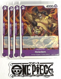 4x One Piece OP01-113 C Holedem - English - Regular - Playset - TCG - NM/M