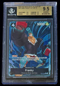 BGS 9.5 One Piece OP10-090 R* - Franky - Alt Art - EN - Royal Blood - Foil