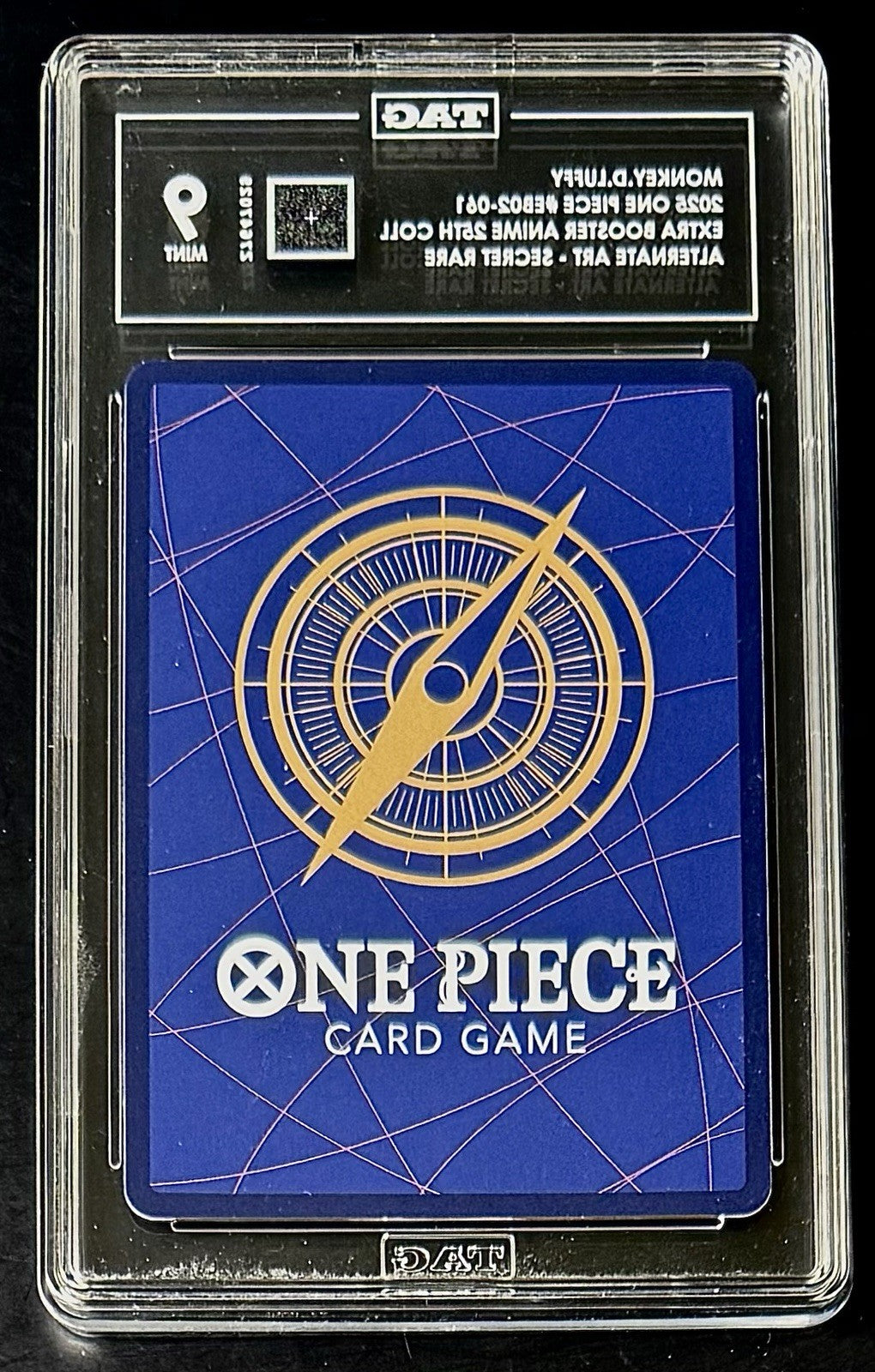 TAG 9 One Piece EB02-061 SEC* - Monkey.D.Luffy - Alt Art - EN - 25th Collection