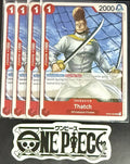 4x One Piece OP03-005 UC Thatch - ENG - Regular - Playset - TCG - NM/M