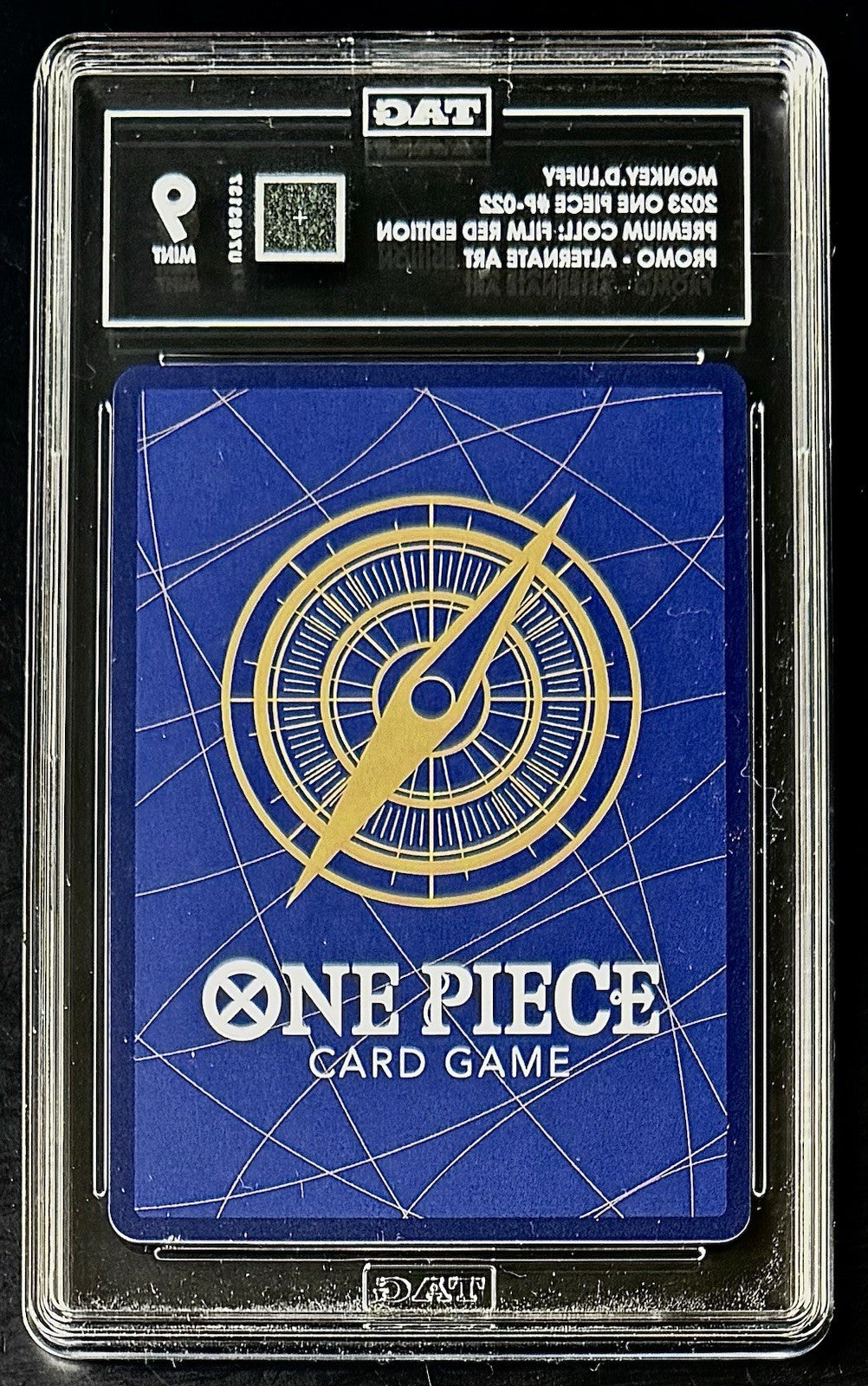 TAG 9 One Piece P-022 P - Monkey.D.Luffy - Alt Art - EN - Foil- Film Red Edition