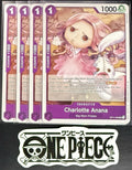 4 x One Piece OP11-065 UC Charlotte Anana - ENG - Regular - Playset - TCG - NM/M