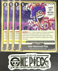 4 x One Piece OP12-098 UC Hair Removal Fist - ENG - Regular - Playset - NM/M