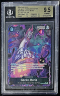 BGS 9.5 One Piece OP06-086 SR* Gecko Moria Alt - English - Foil - PRB01 - Graded