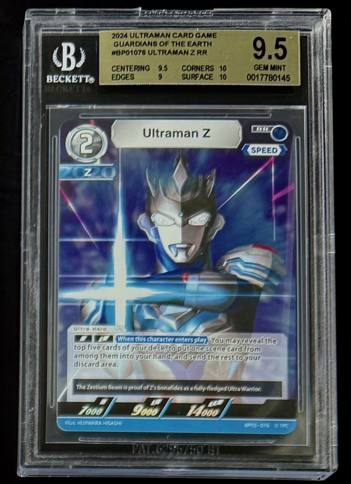BGS 9.5 2024 Ultraman BP01-076 Ultraman Z - Guardians of the Earth - Foil