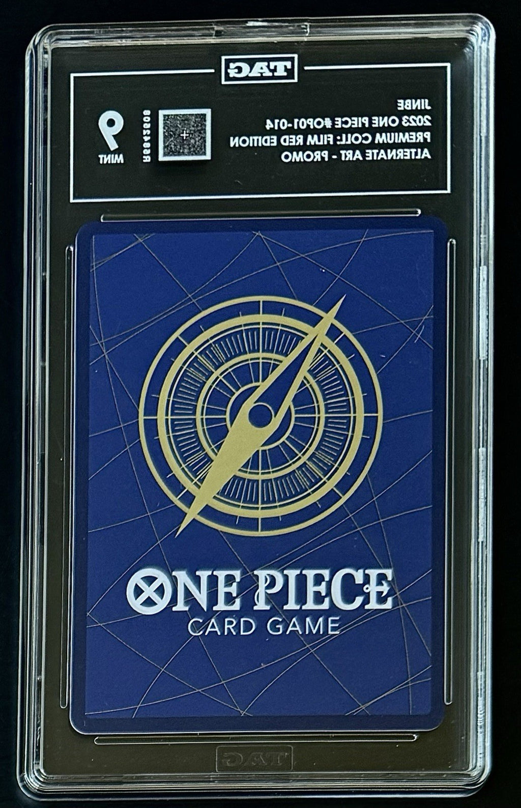 TAG 9 One Piece OP01-014 UC - Jinbe - EN - Foil - Film Red Edition
