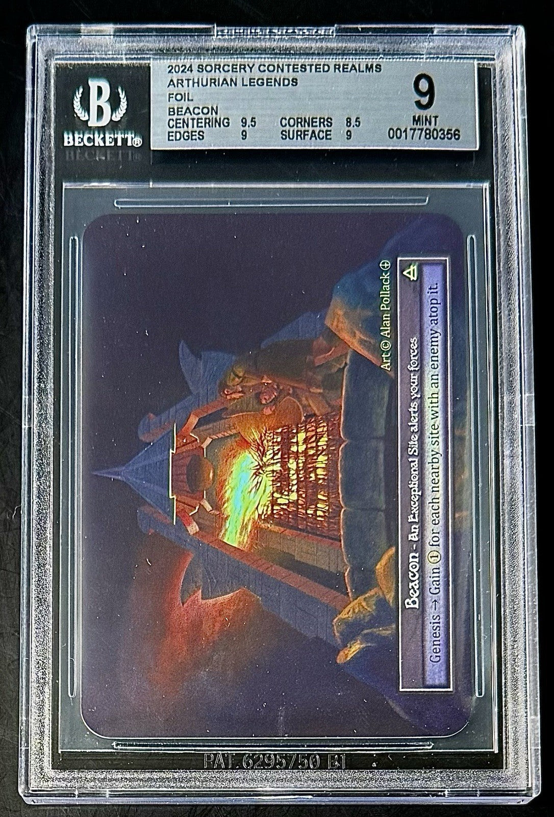 BGS 9 2024 Sorcery Contested Realms Arthurian Legends - Beacon - Foil
