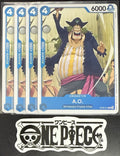 4x One Piece ST22-014 C - A.O. - English - Regular - Playset - TCG - NM/M