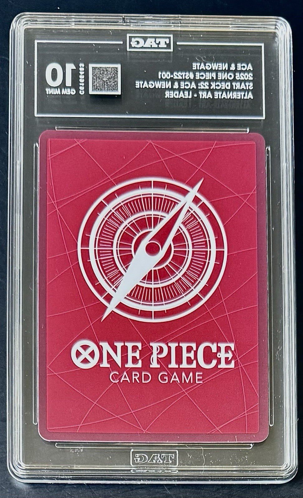 TAG 10 One Piece ST22-001 L* Ace & Newgate - Alt Art - EN - Foil - Ace & Newgate