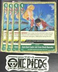 4x One Piece OP09-039 R Gum-Gum Cuatro Jet...- ENG - Foil - Playset - TCG - NM/M