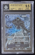 BGS 9.5 One Piece OP10-082 SR* - Kuzan - Alt Art - English - Royal Blood - Foil