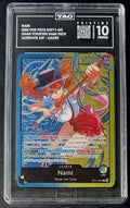 PSA 10 Pristine One Piece OP11-041 L - Nami - Alt Art - EN - Learn - Pop 2