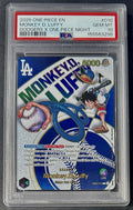 PSA 10 One Piece EB02-010 L - Monkey.D.Luffy - EN - Dodgers X One Piece Night