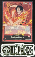 One Piece OP03-001 L - Portgas.D.Ace - ENG - Regular - Playset - TCG - NM/M