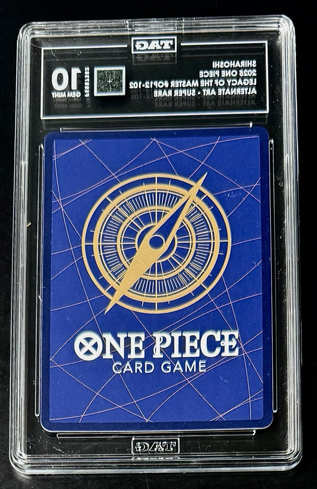 TAG 10 One Piece OP12-102 SR* - Shirahoshi - Alt Art - EN - Foil - Graded