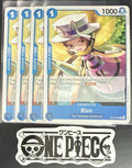 4x One Piece OP10-053 C Bian - ENG - Regular - Playset - TCG - NM/M