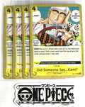 4x One Piece EB01-060 C Did Someone Say...Kami? - ENG - Play Set - Regular- NM/M