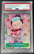 PSA 9  One Piece OP01-041 R* - Kouzuki Momonosuke - Alt Art - EN - Foil - PRB01