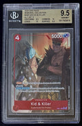 BGS 9.5 One Piece EB01-003 R* Kid & Killer Alt Art - English-Memorial Collection