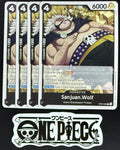4x One Piece ST27-004 C Sanjuan.Wolf - English - Regular - Playset - TCG - NM/M