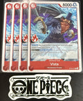 4x One Piece OP16-011 R - Vista - EN - Regular - Play Set - SD01 - NM/M