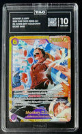 TAG 10 One Piece EB02-061 SEC Monkey.D.Luffy - EN - 25th Collection - Graded