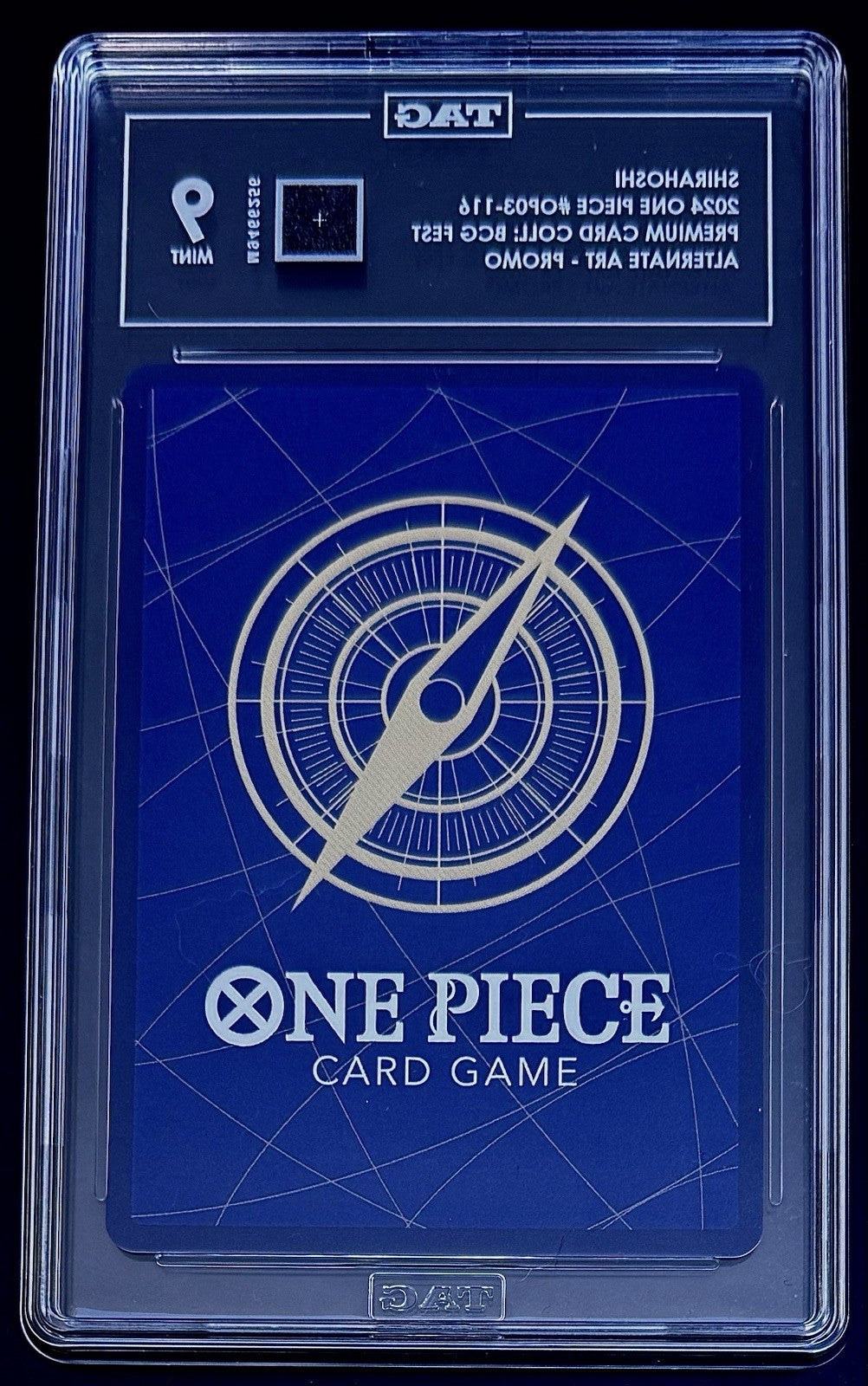 TAG 9 One Piece OP03-116 UC - Shirahoshi - Alt Art Promo -EN- Collect Fest 23-24