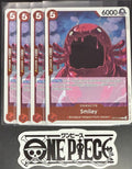 4x One Piece OP10-009 R Smiley - English - Foil - Playset - TCG - NM/M