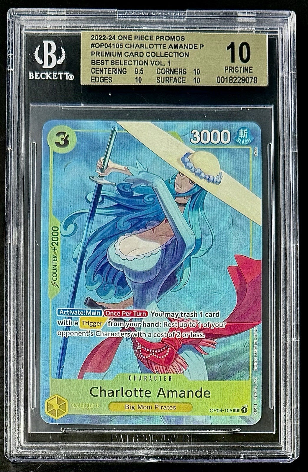BGS 10 One Piece OP04-105 R - Charlotte - EN - Foil - Best Selection Vol.1