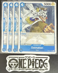 4x One Piece OP05-046 C Dalmation - English - Regular - Play Set - TCG - NM/M